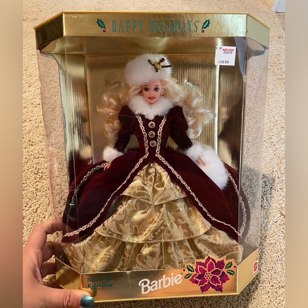 RARE collectors item - Happy Holidays Barbie 1996. Sealed in box.